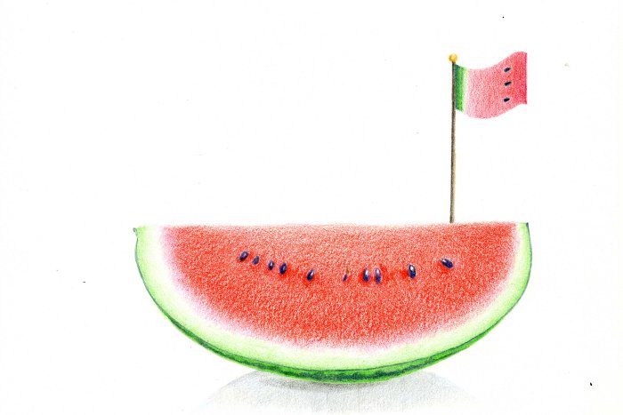 Beltaのcolored Pencil Gallery 色鉛筆ギャラリー Water Melon