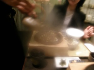 お出しをかけて