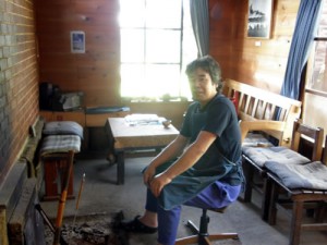 火の前の青木さま 火の前の青木さま