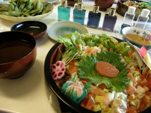 お昼ご飯のお寿司