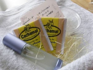 スプレー、お茶、バスソルト