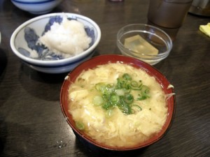 たまごたっぷり、たまごのおみそ汁