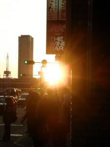 阪急梅田　バスを降りたところ
