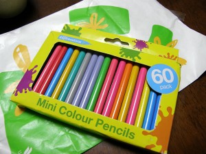 60本の色鉛筆