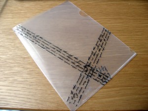 クリアファイルをちょっとおしゃれに