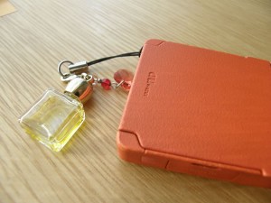 ストラップにローズを入れて ストラップにローズを入れて