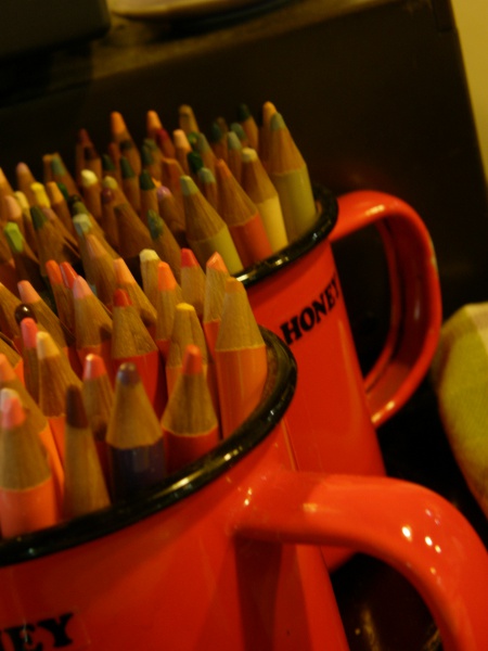 色鉛筆がた~くさん