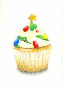 カップケーキ　クリスマス