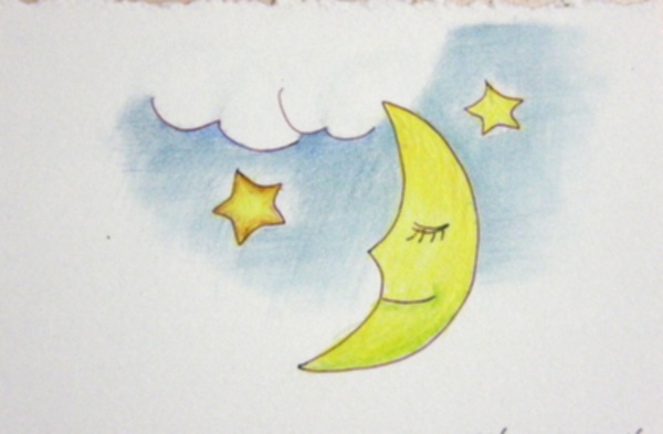 できあがり ミステリアスなお月様