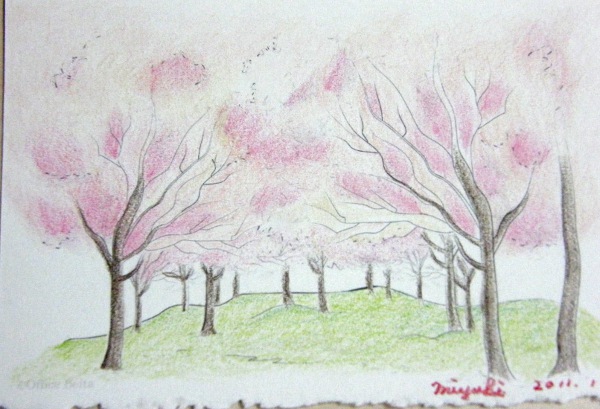 できあがり。春爛漫。