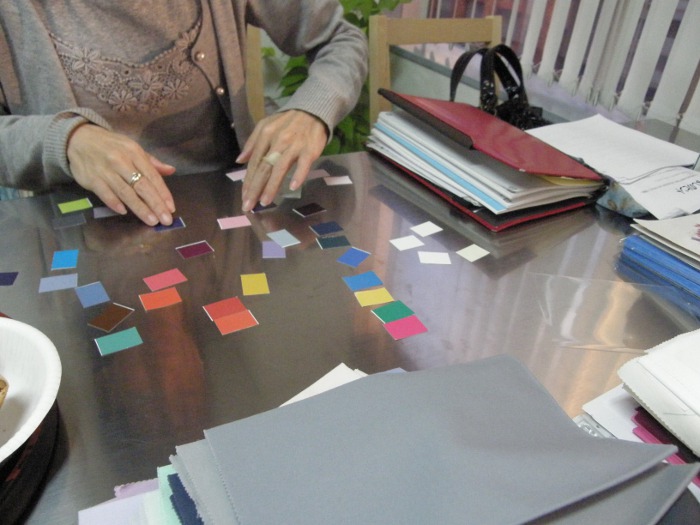 パーソナルカラー 色の見分け練習中