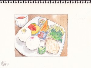 アンネイさんのスペシャルランチ