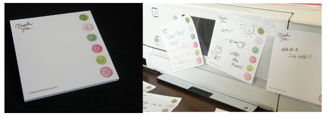 オリジナル付箋作りました