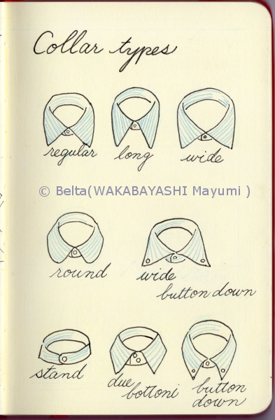 襟タイプいろいろ