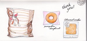 おいしいお菓子、いただきました