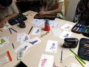 塗り絵 見本もたくさんご用意しました