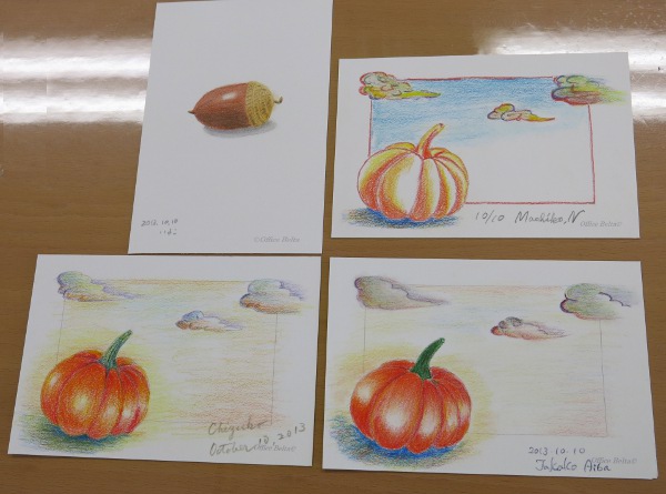 ステキな作品のできあがり