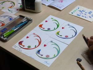 個性さまざまな作品のできあがり