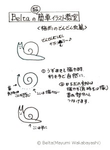 でんでん虫のイラスト