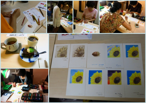 大人のアート塗り絵教室