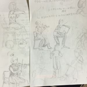 オーケストラをスケッチ